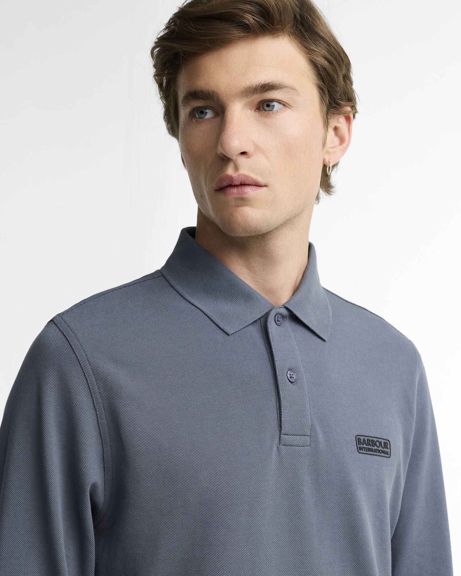 Polo Shirt Washed Charcoal image number 3