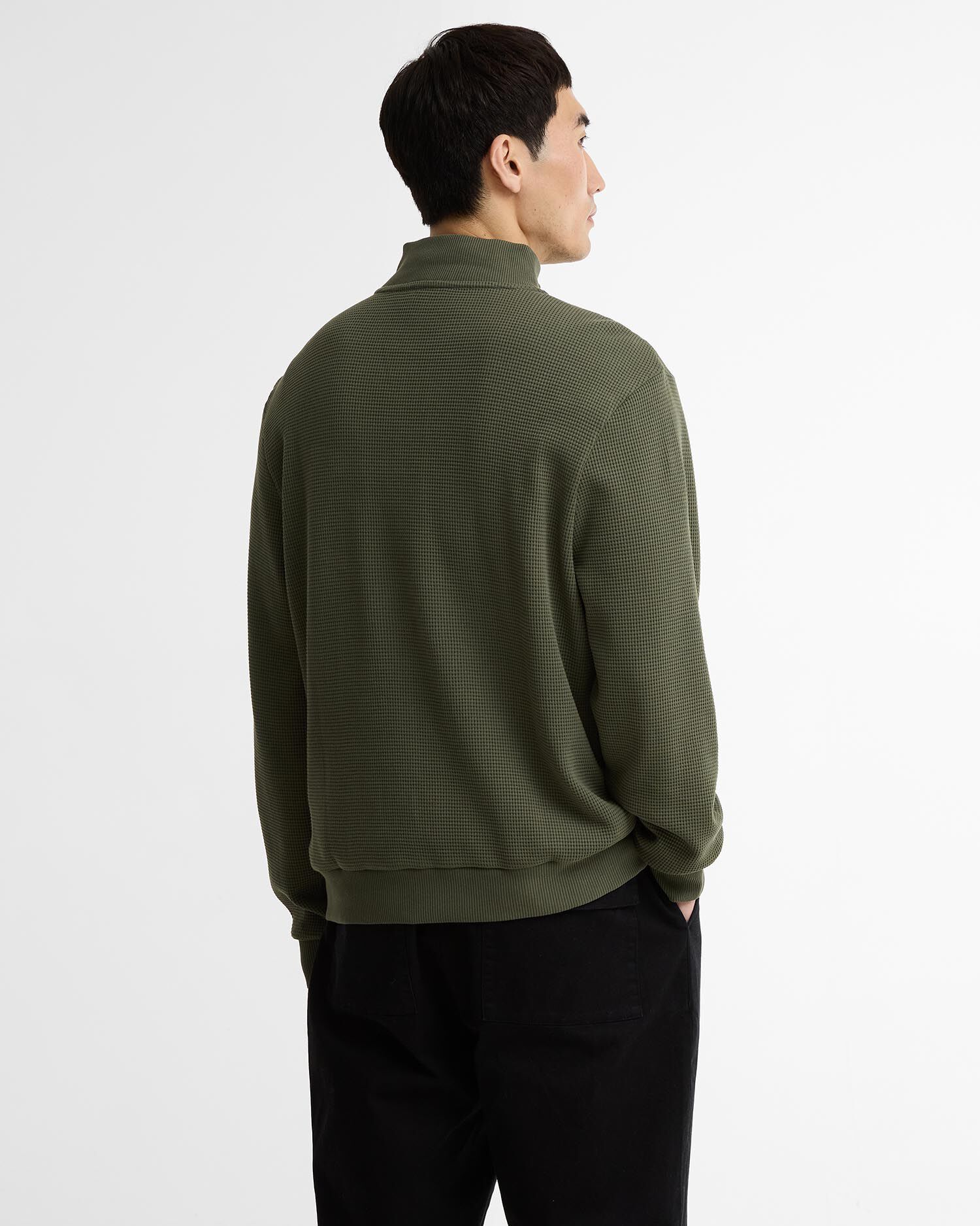 Bewley Quarter-Zip Sweatshirt Thyme