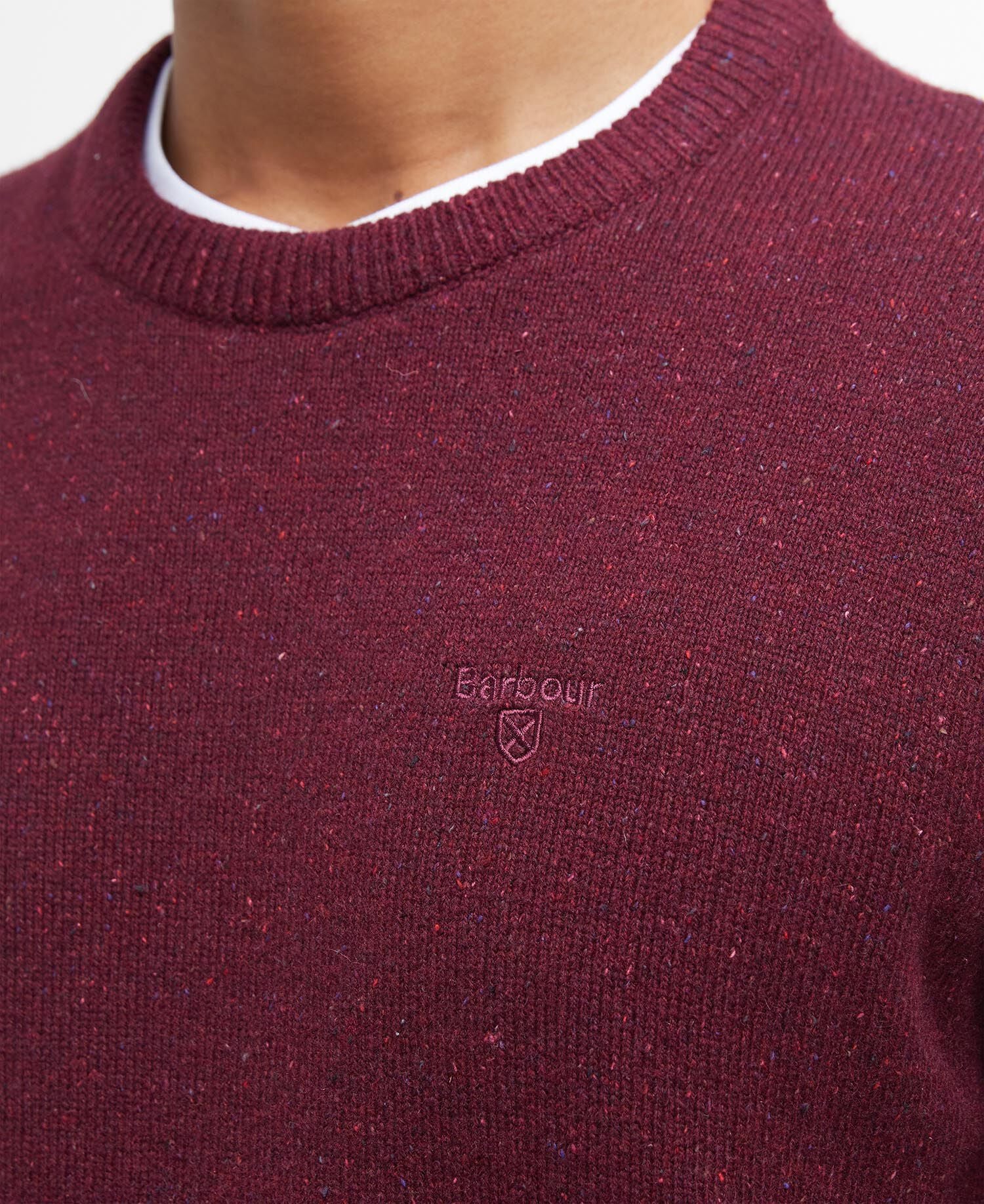 Essential Tisbury Crew-Neck Jumper Ruby