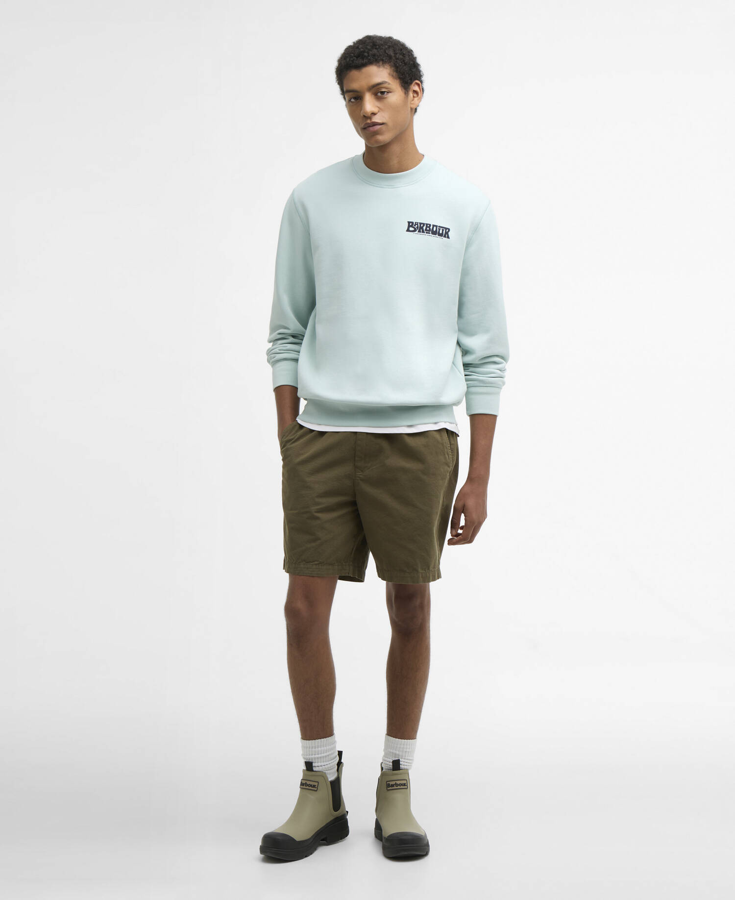 Pullover Livingstone Rundhalsausschnitt Mint Blue image number 1