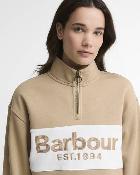 Zaria Quarter-Zip Jumper Warm Trench