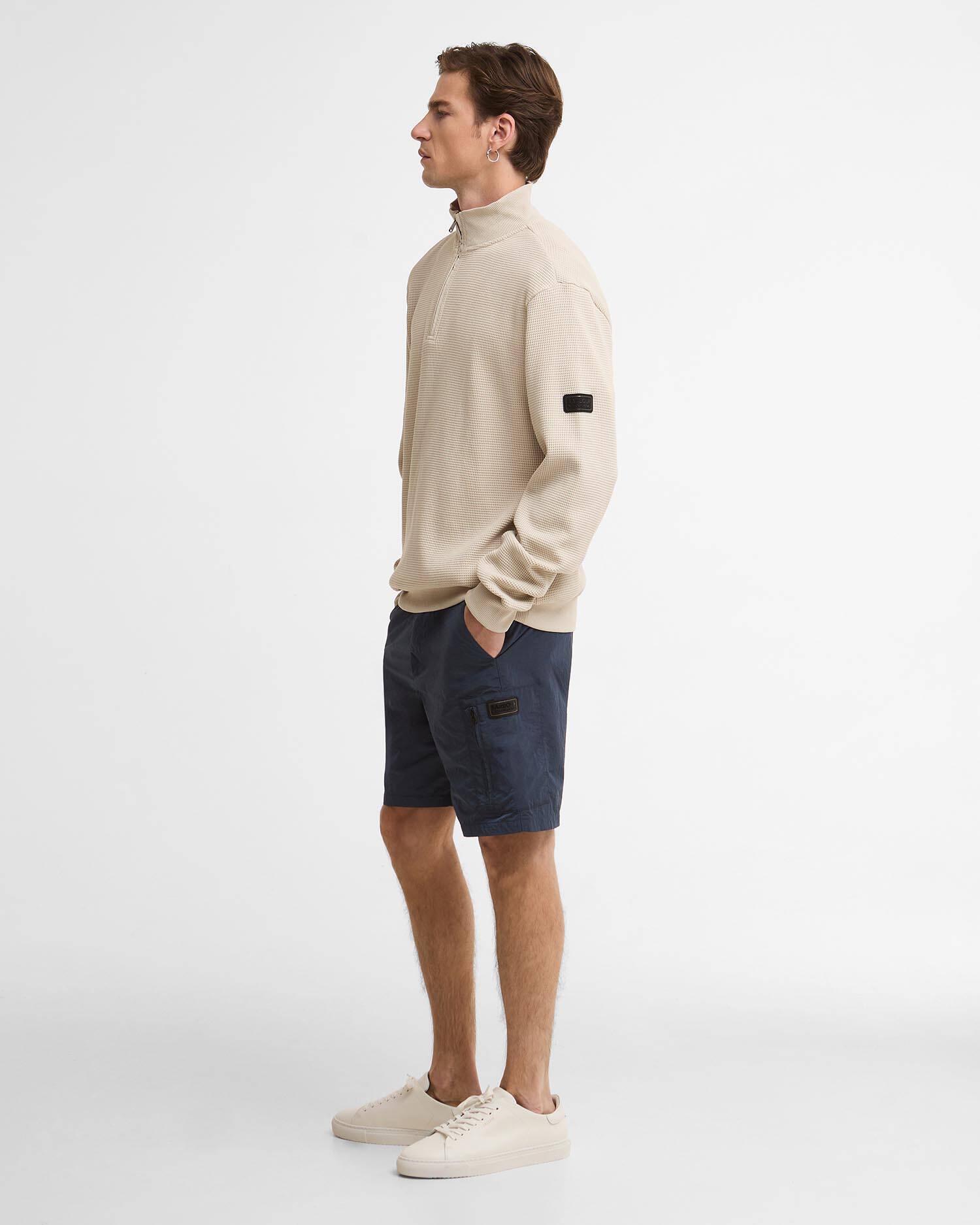 Bewley Quarter-Zip Sweatshirt Mist image number 1