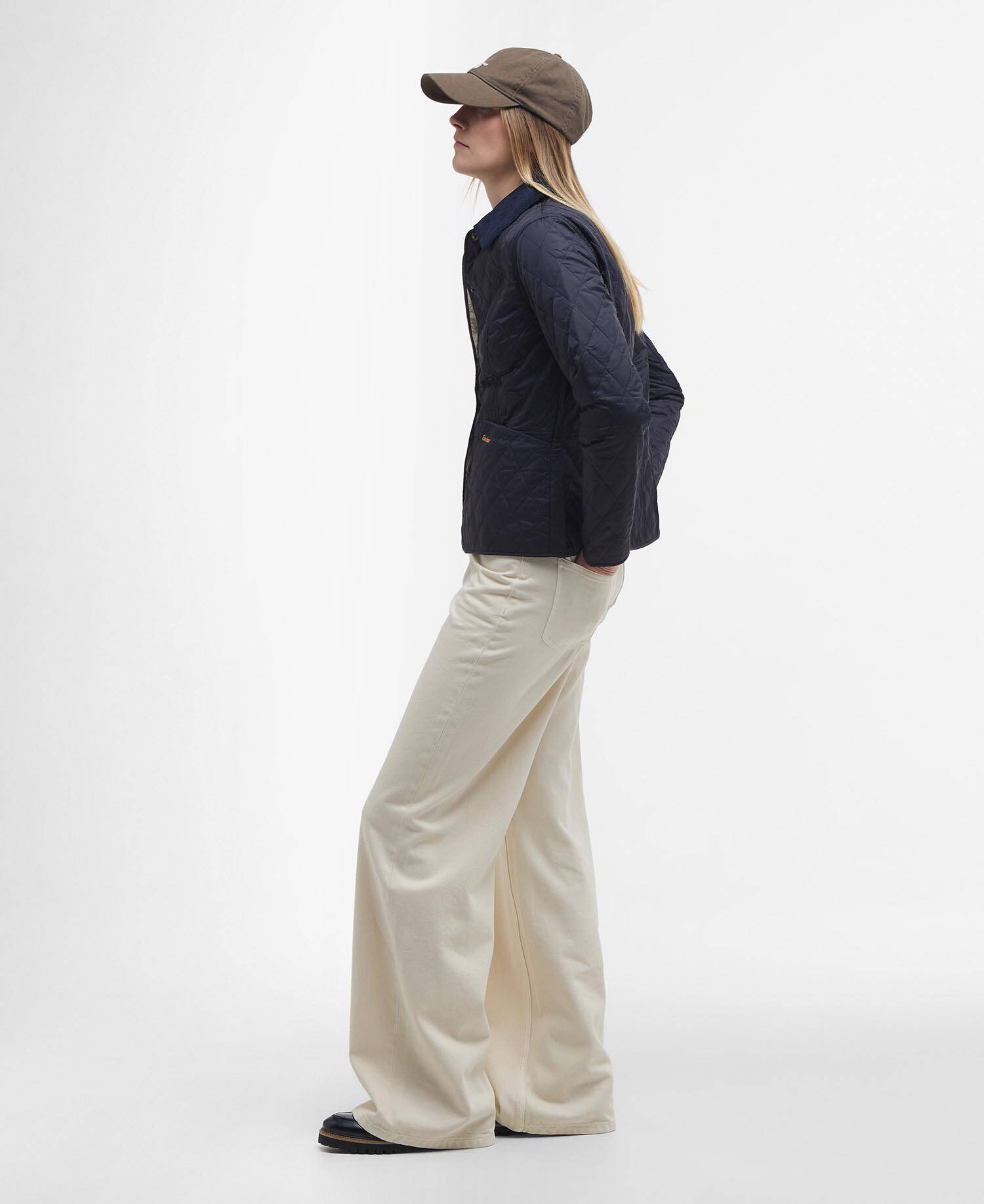 Summer Liddesdale Quilt Jacket Navy-Pearl image number 1