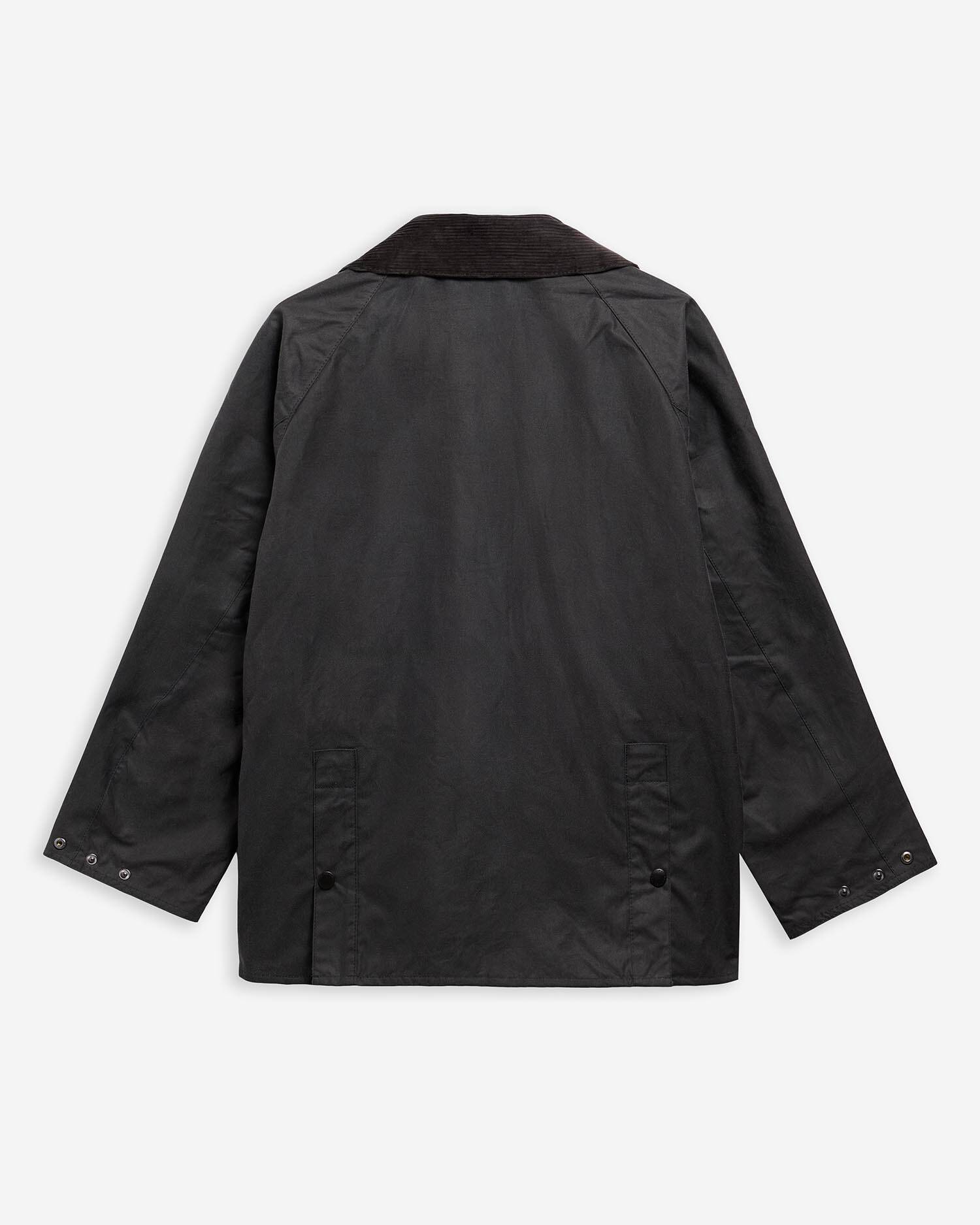 Oversized Bedale Waxed Jacket Classic Grey image number 8