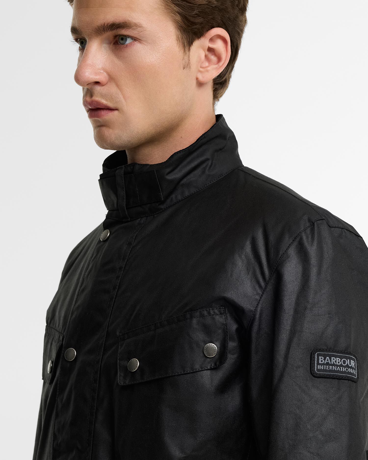 Duke Waxed Jacket Classic Black