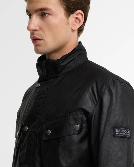 Duke Waxed Jacket Classic Black