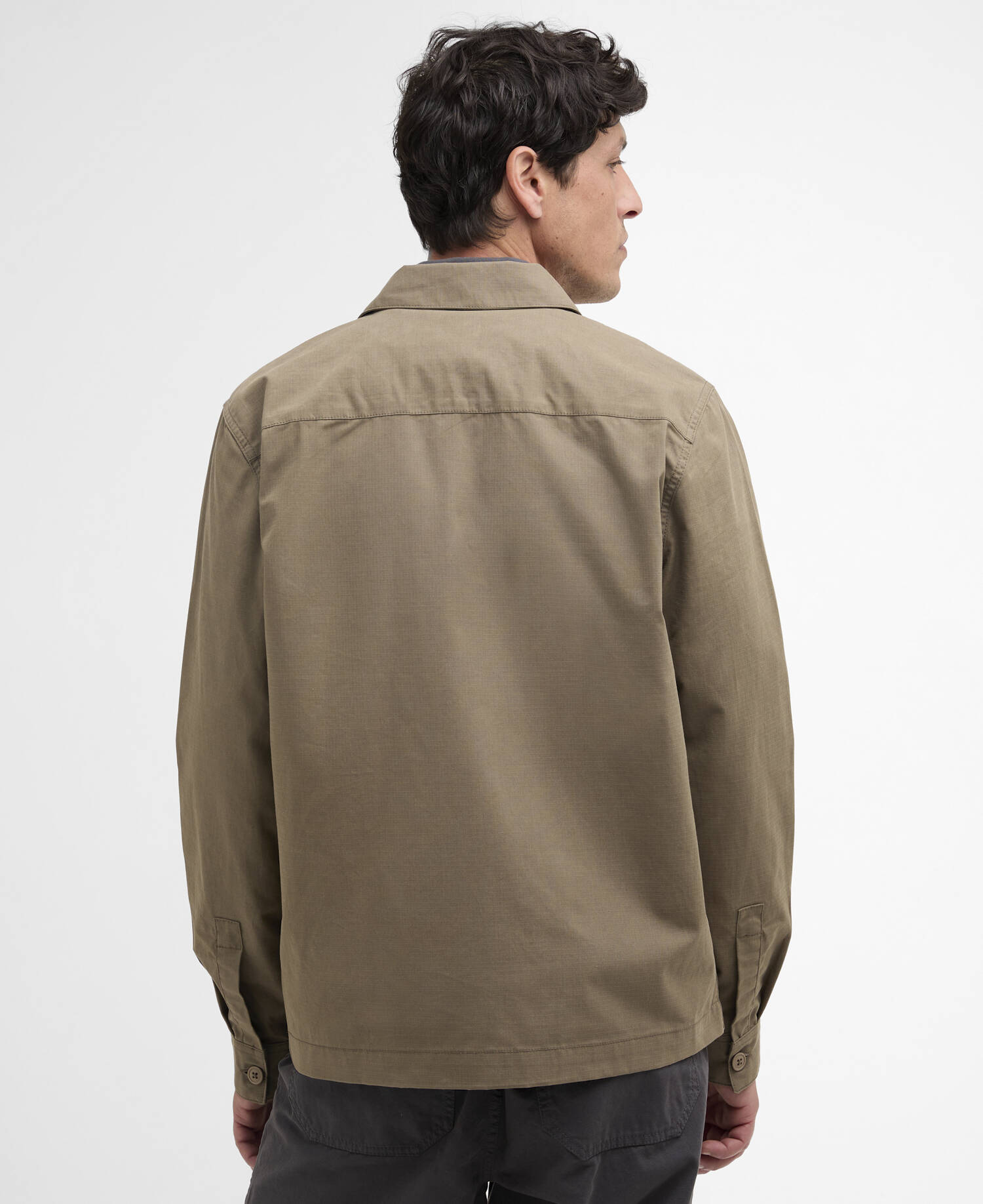 Crail Wax Ripstop Overshirt Concrete image number 1