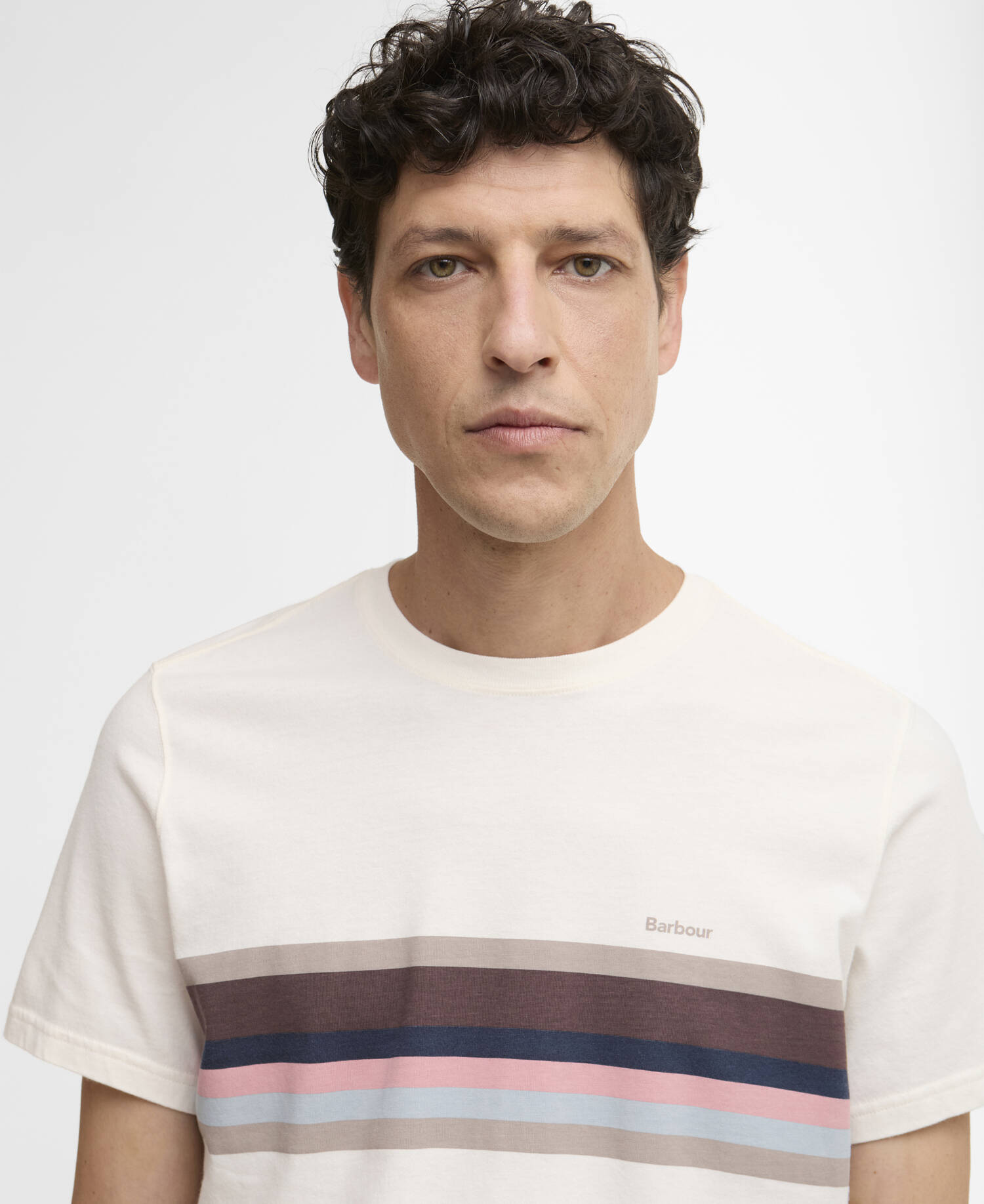Newsham Striped T-Shirt Whisper White image number 3