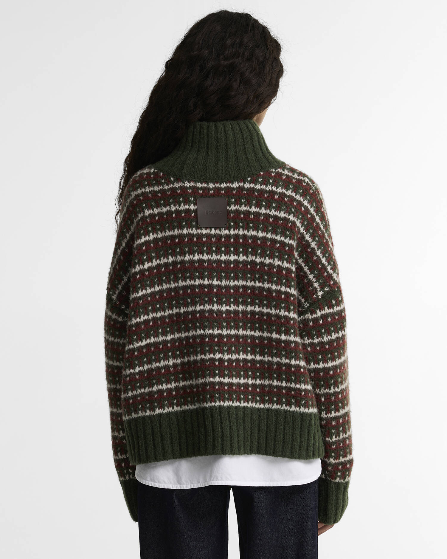 Eden Check High-Neck Jumper Multi image number 2