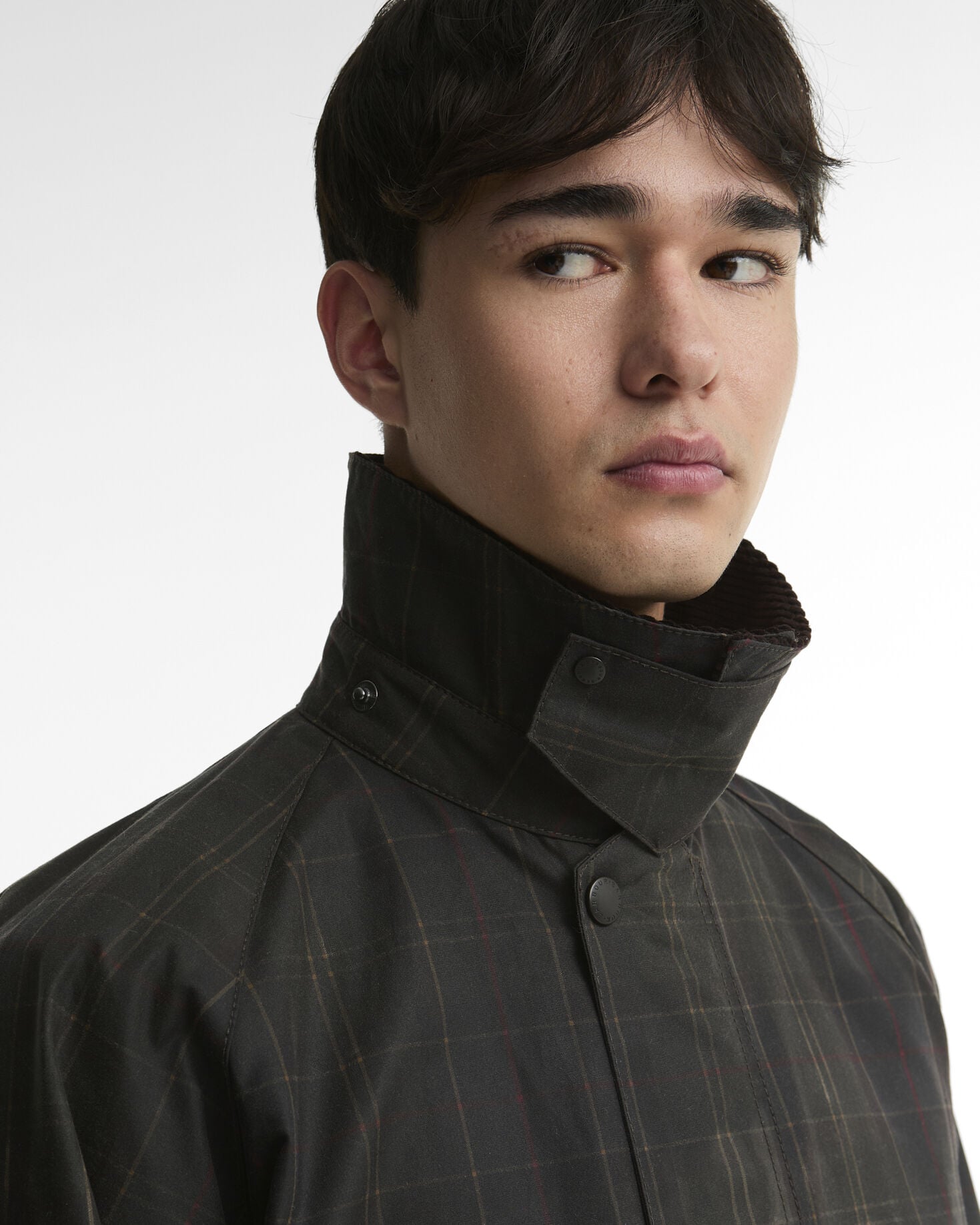 Tartan Transport Waxed Jacket Dark Tartan