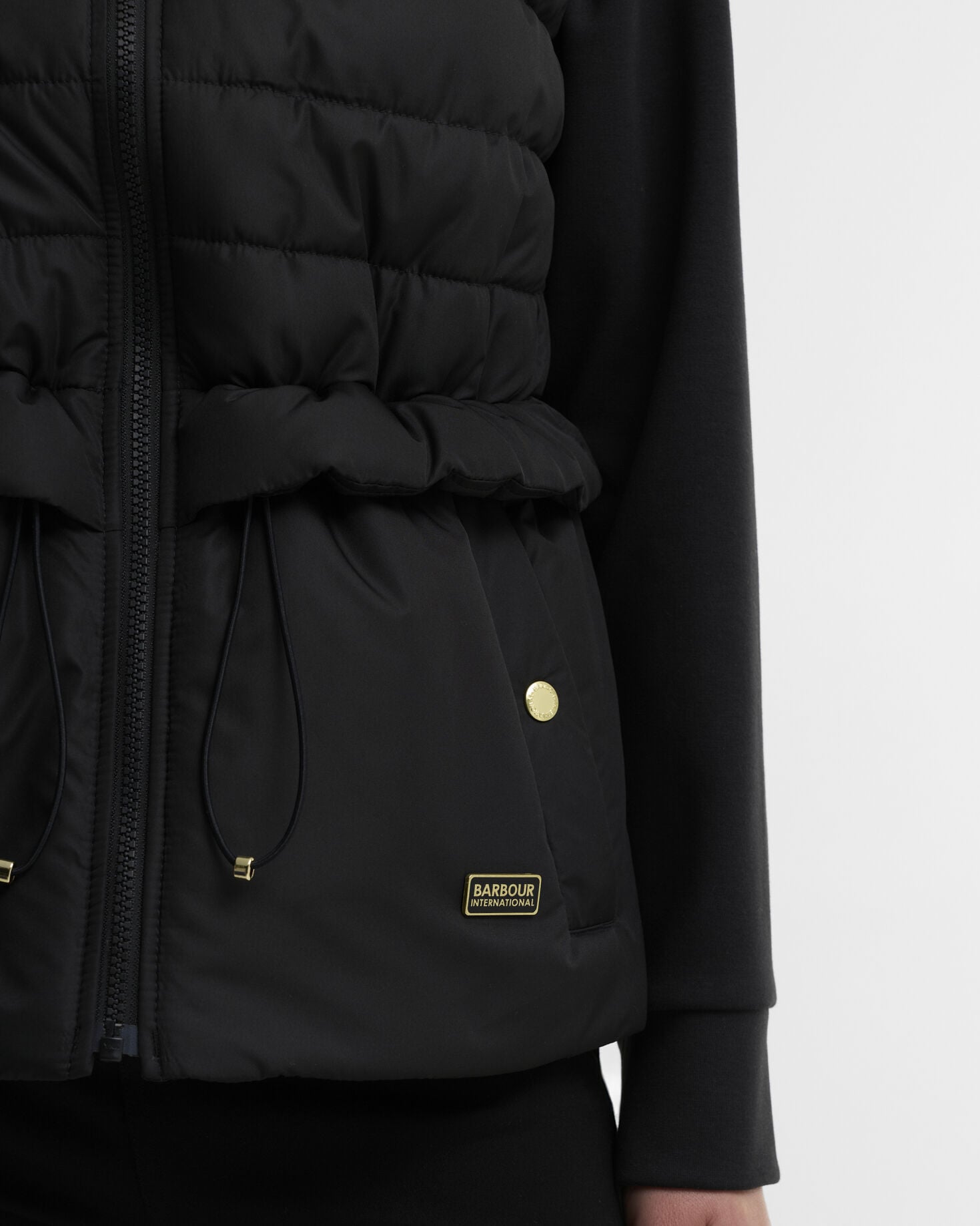 Ari Quilted Sweatshirt Black