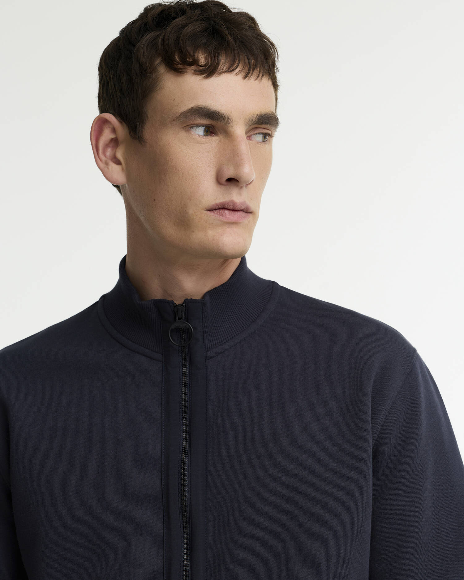 Caldbeck Zip-Up Sweatshirt Dark Navy image number 3