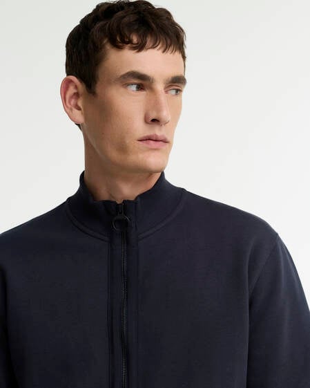 Caldbeck Zip-Up Sweatshirt Dark Navy