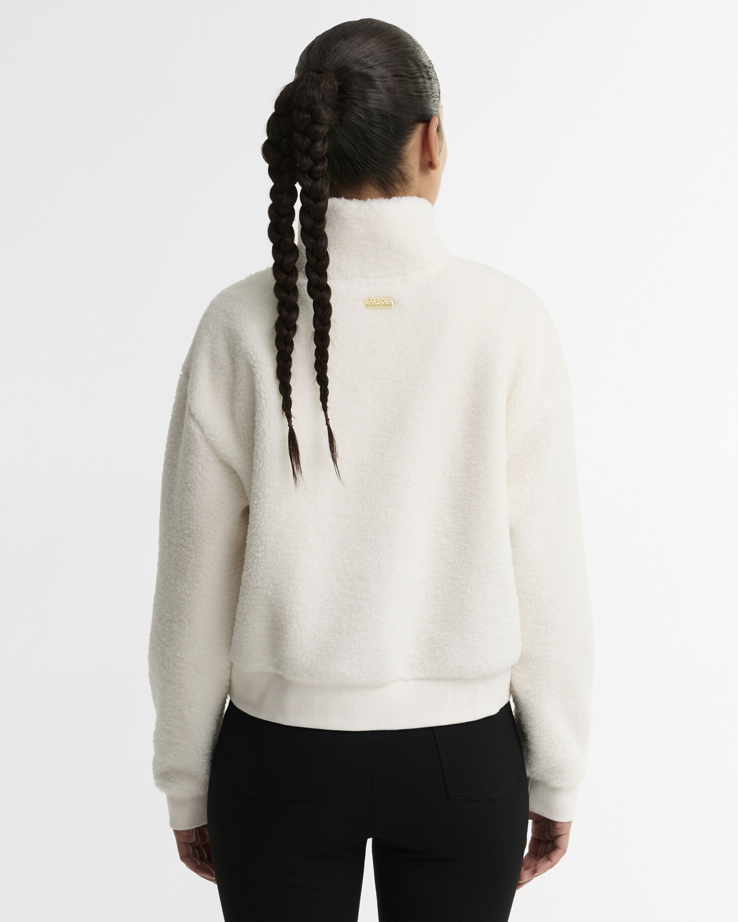 B.Intl Fleecejacke Gea Off White