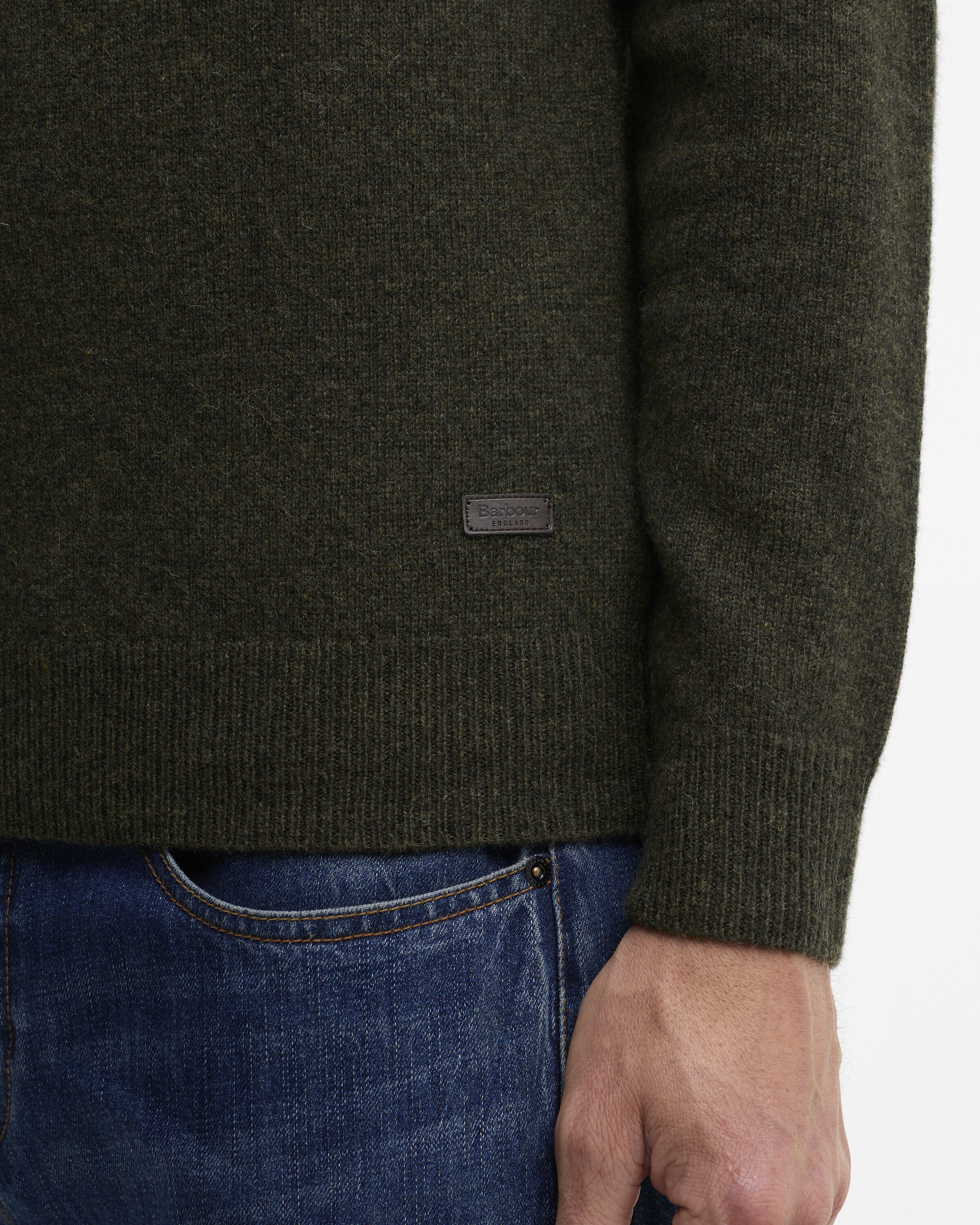 Felpa con toppa sul gomito Essential