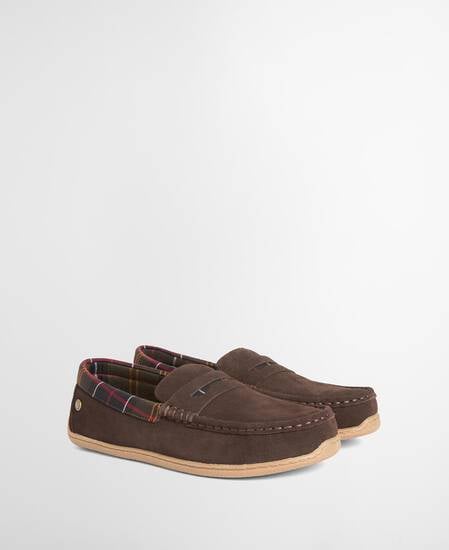 Albert Slippers Brown Suede