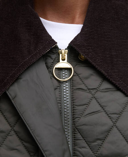 Modern Beadnell Quilted Jacket Sage/Ancient