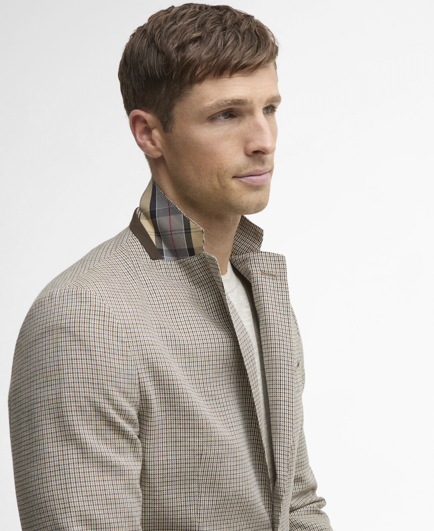 Blazer Forstone con motivo pied-de-poule Stone