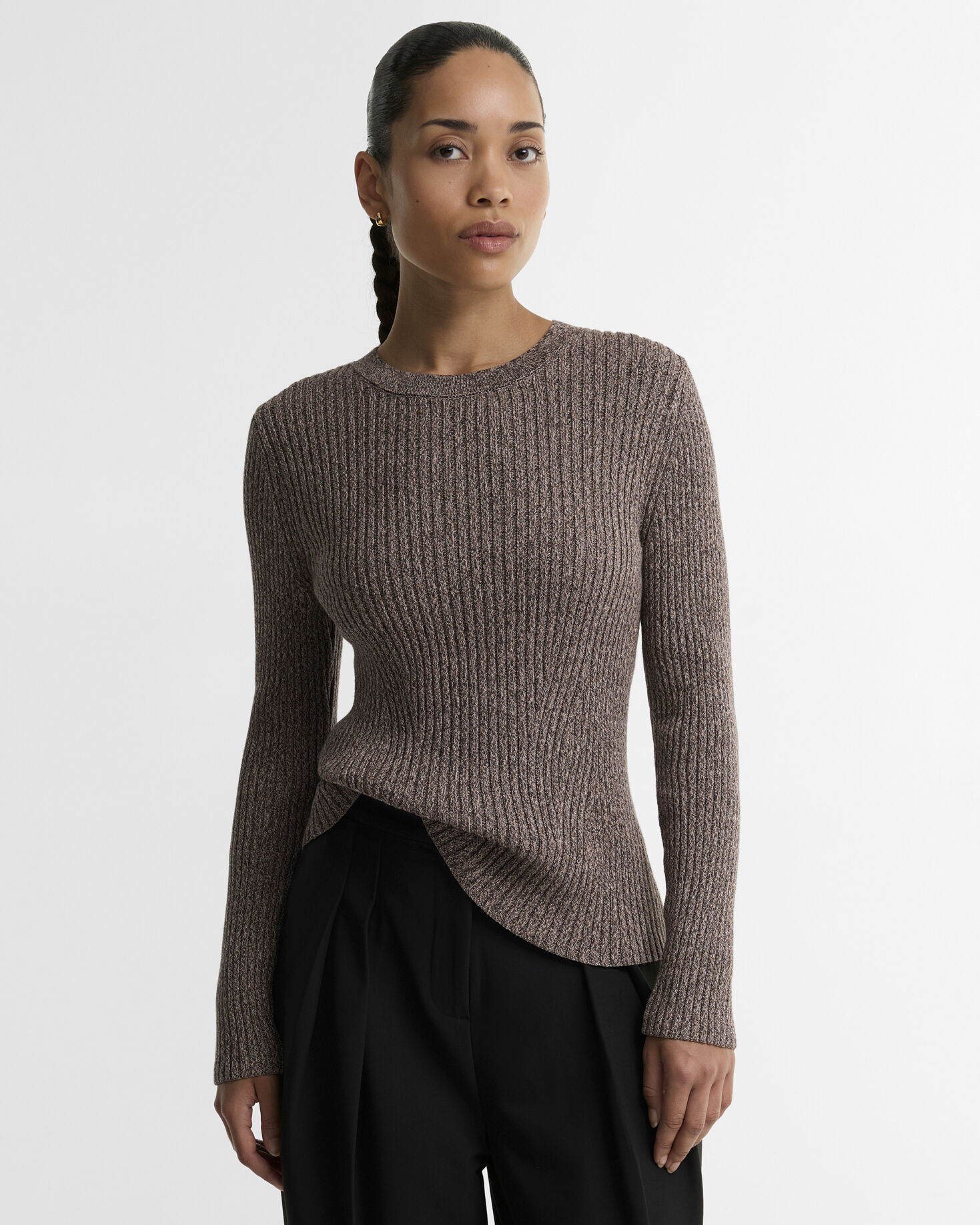 Varano Rib-Knit Jumper Truffle Multi