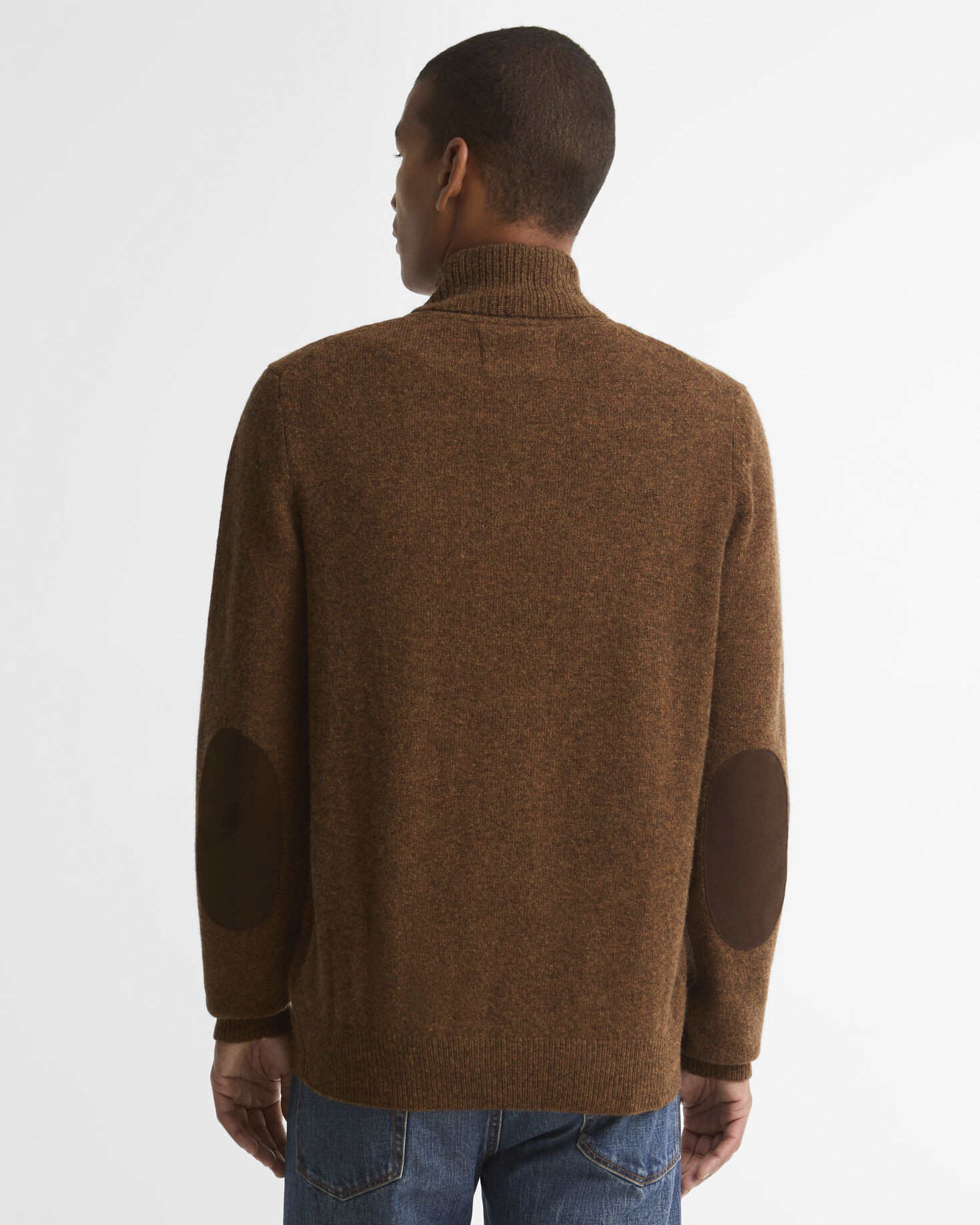 Pullover Essential Patch Zip Through Bracken