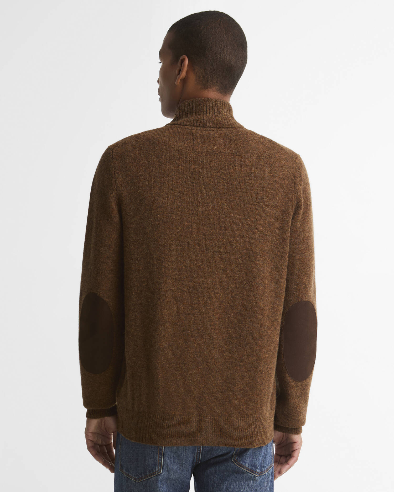 Pullover Essential Patch Zip Through Bracken image number 2
