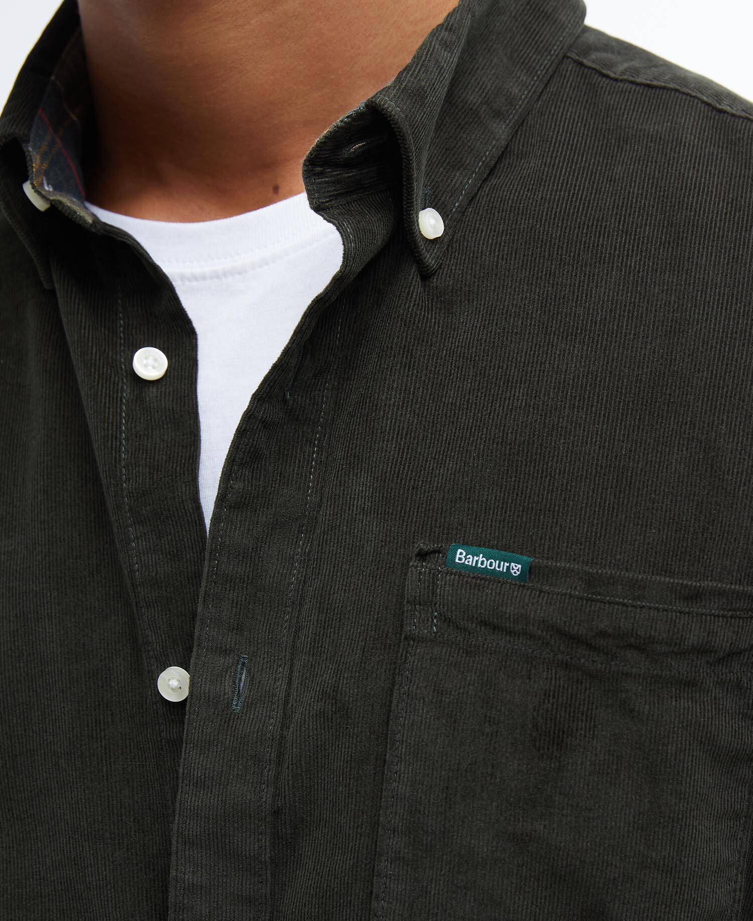 Ramsey Tailored Long-Sleeved Shirt Forest image number 4
