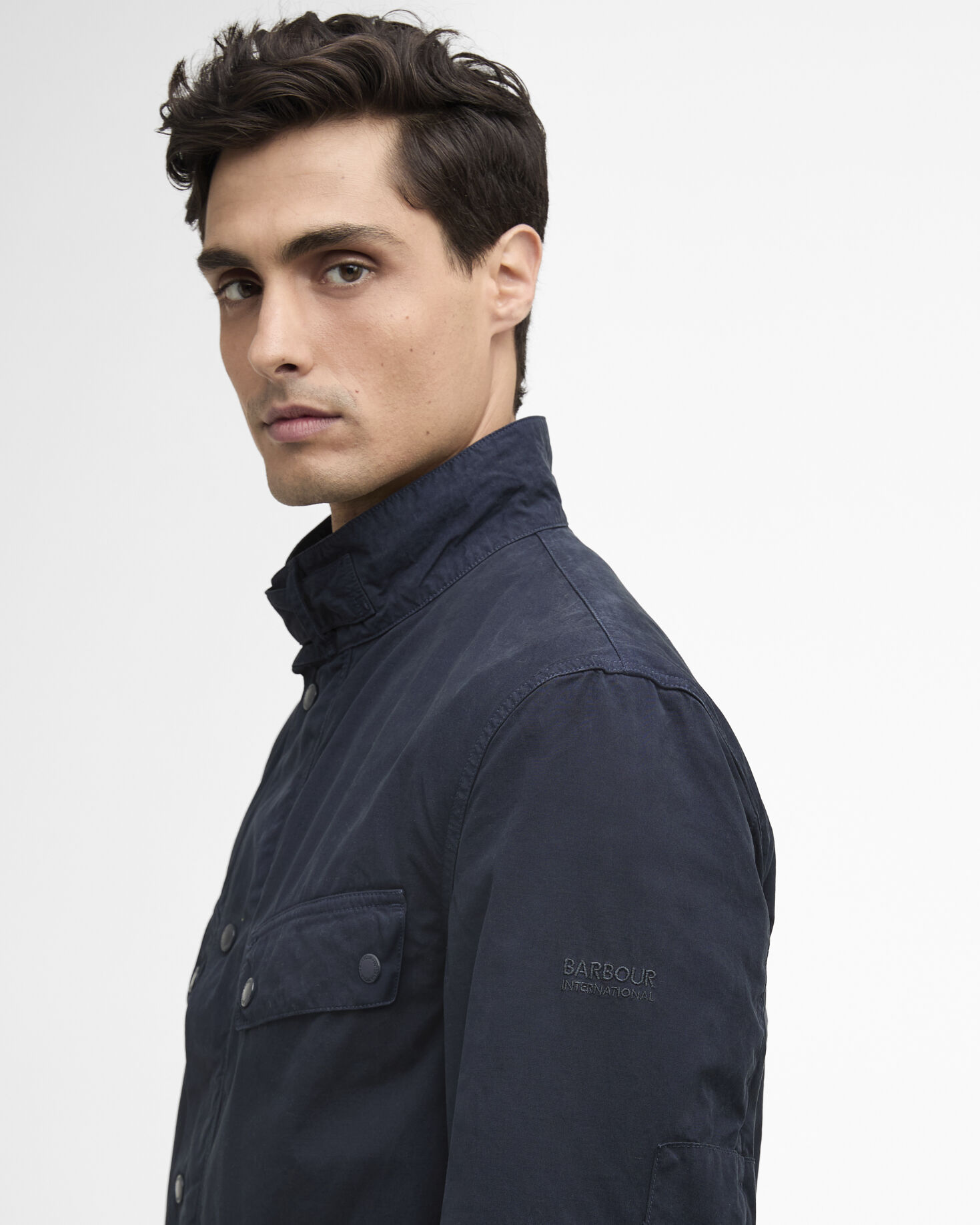 Garment Dyed Duke Casual Jacket Navy