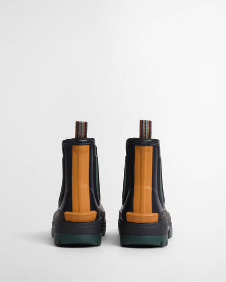Paul Smith Loves Barbour Herren Gummistiefel Chelsea Navy