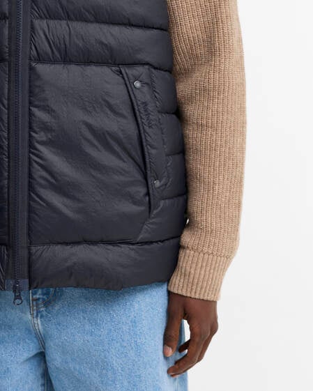 Re-Engineered Hadden Quilted Gilet Dark Navy