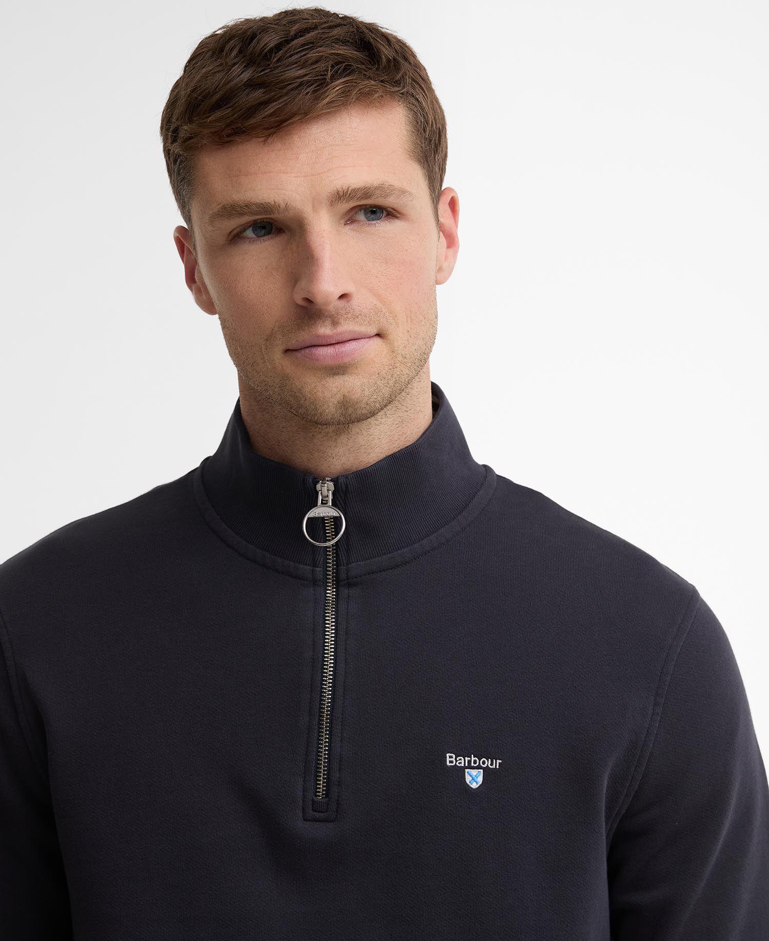 Rosford Quarter-Zip Sweatshirt Dark Navy