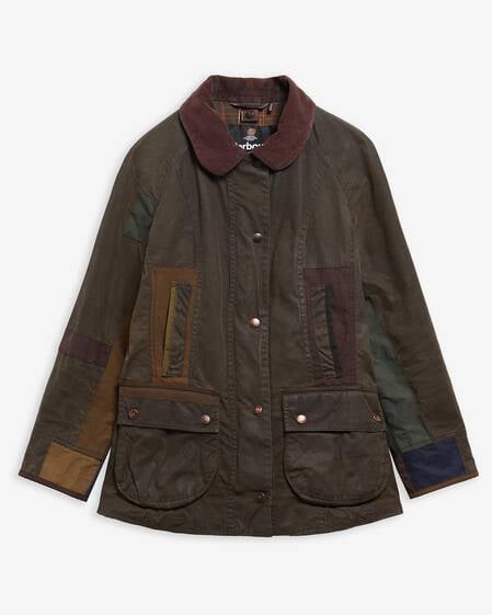 Barbour Re-loved Women's Beadnell Waxed Jacket - Size 8 Olive