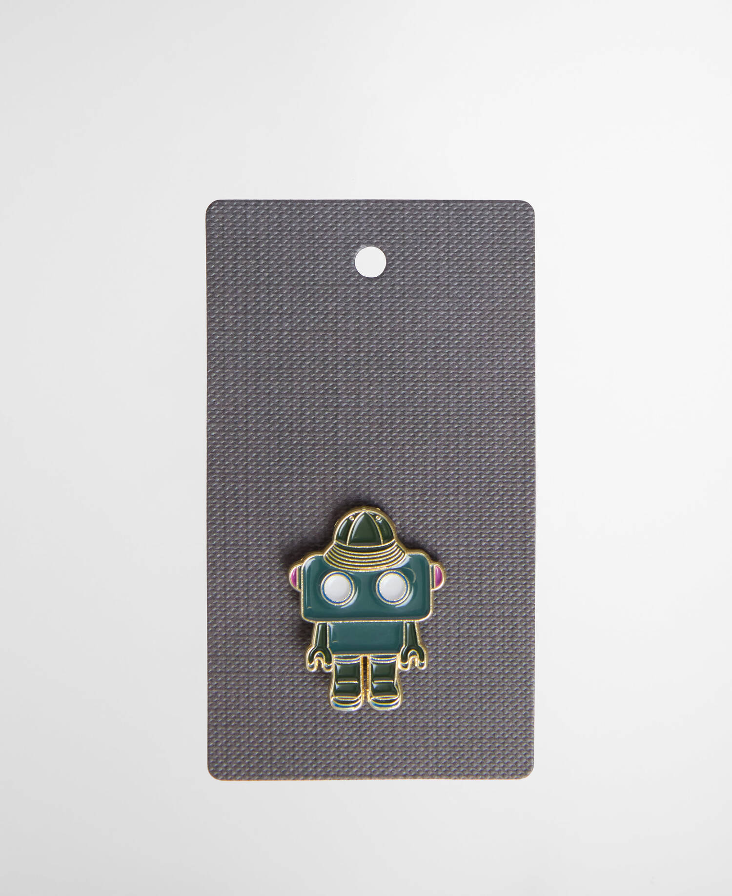 Paul Smith Loves Barbour Pin Badge Robot in Boots image number 0