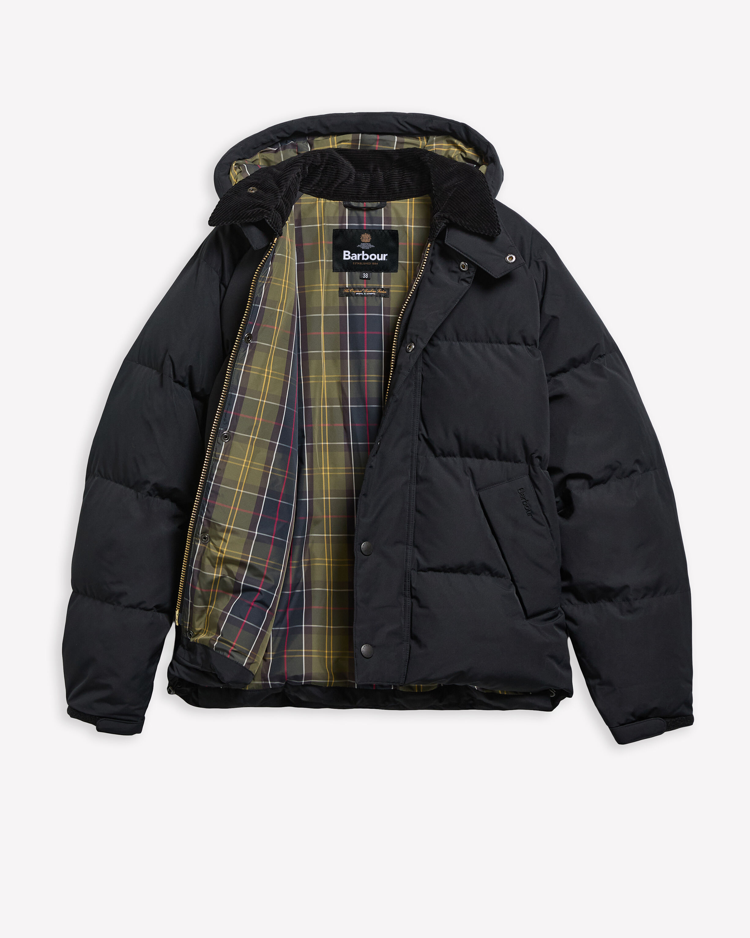 Oversized Transport Puffer Jacket Classic Black