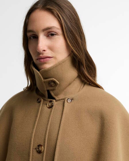 Aggy Wool Coat Warm Trench