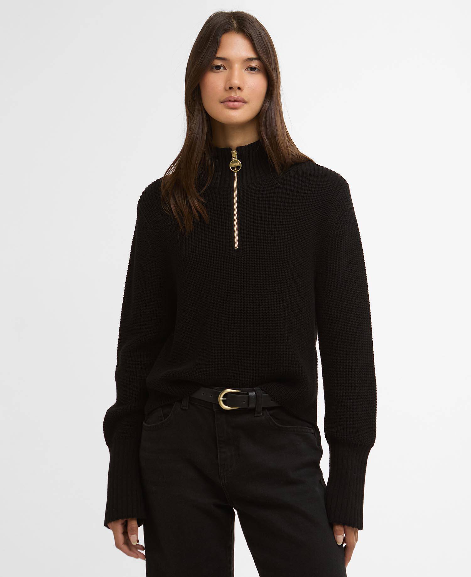 Strickpullover Kennedy Half-Zip Black image number 0