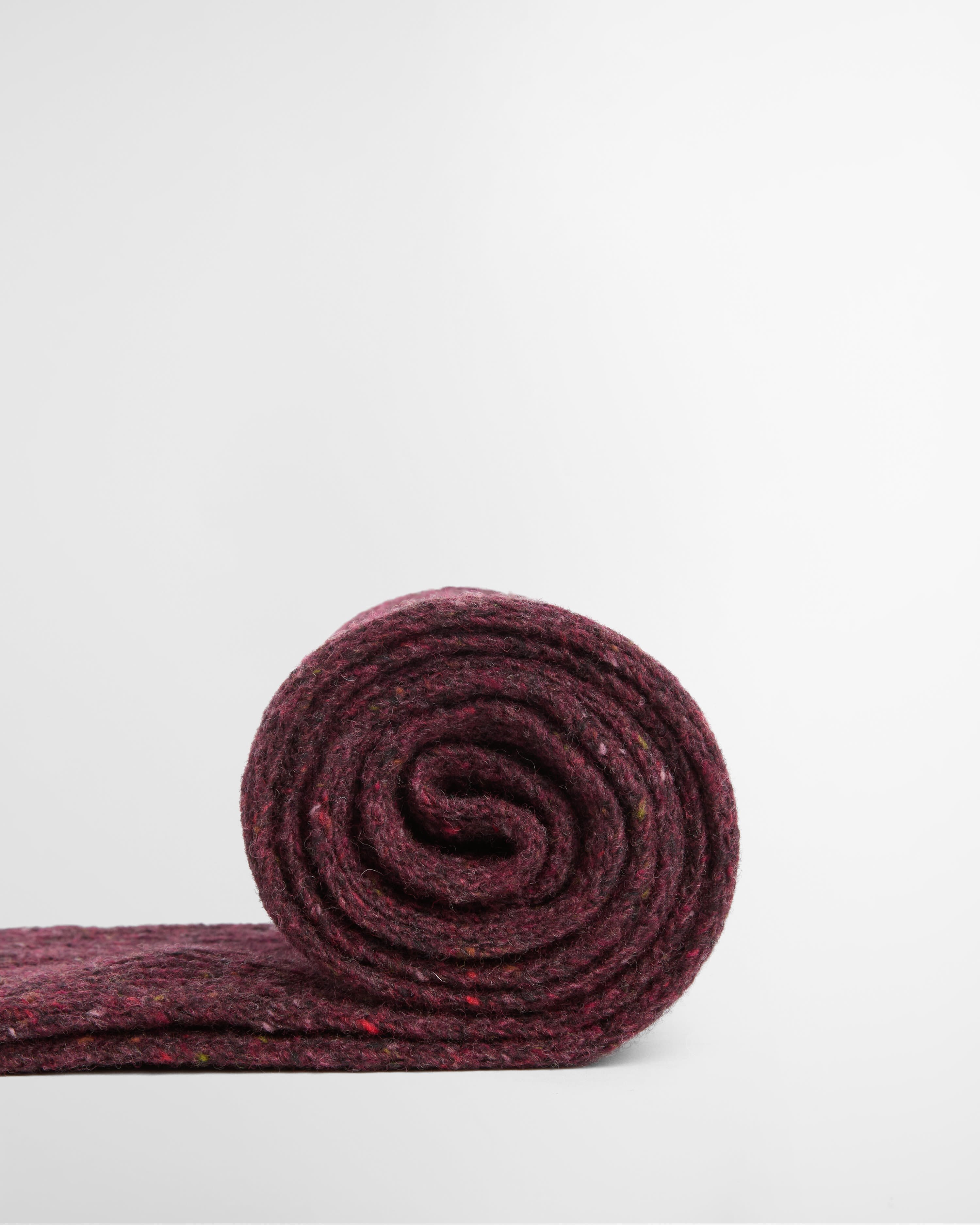 Donegal Tweed Made in Scotland Scarf Merlot