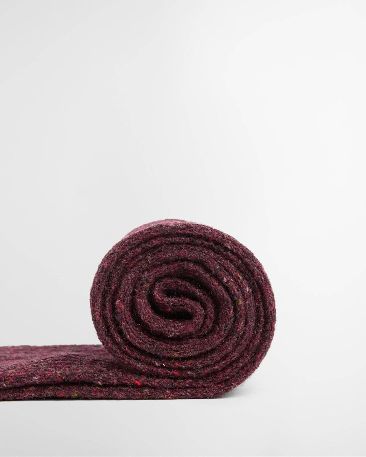 Donegal Tweed Made in Scotland Scarf Merlot image number 3