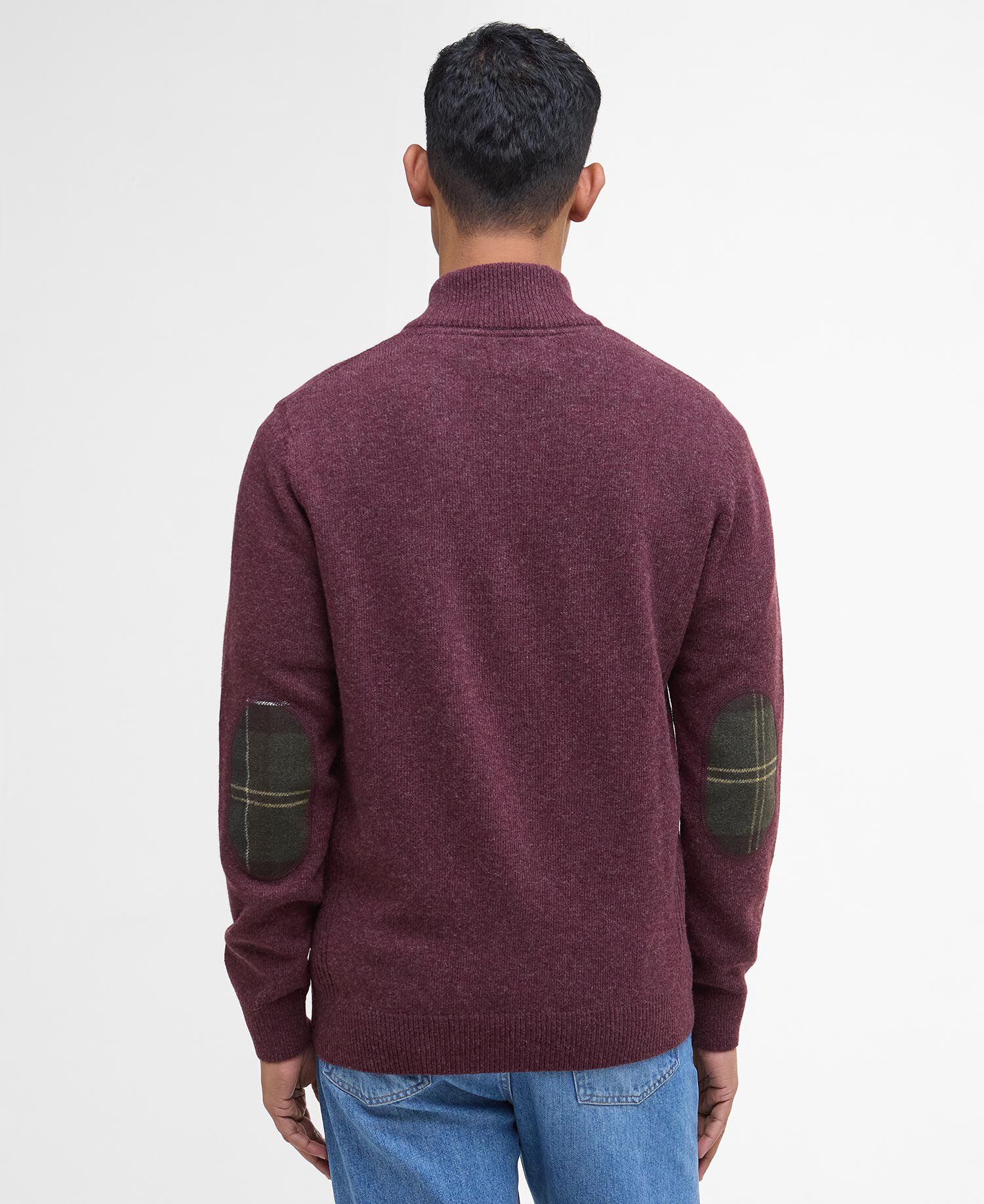 Holden Quarter-Zip Jumper Ruby Marl