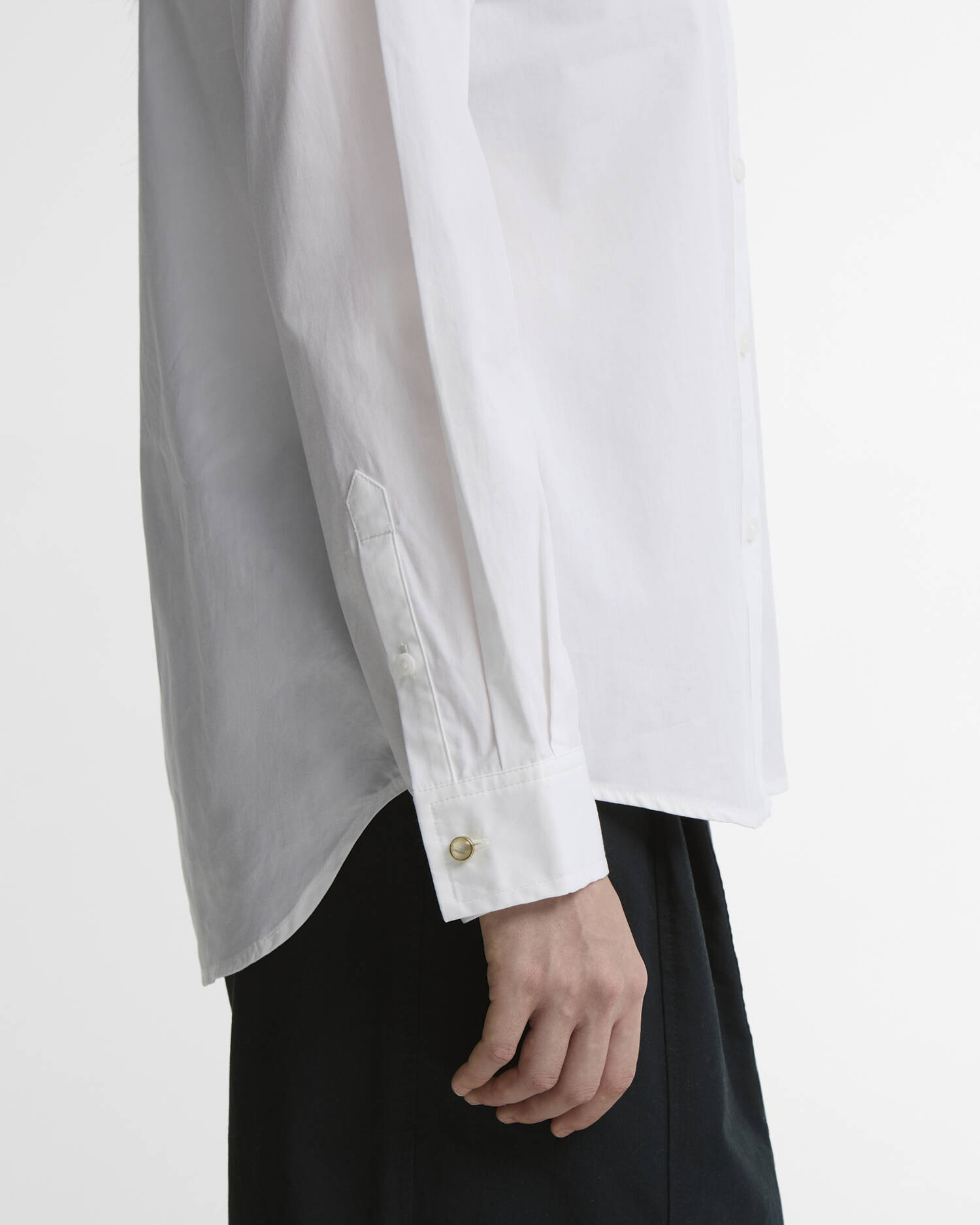 Ava Relaxed Shirt White image number 3
