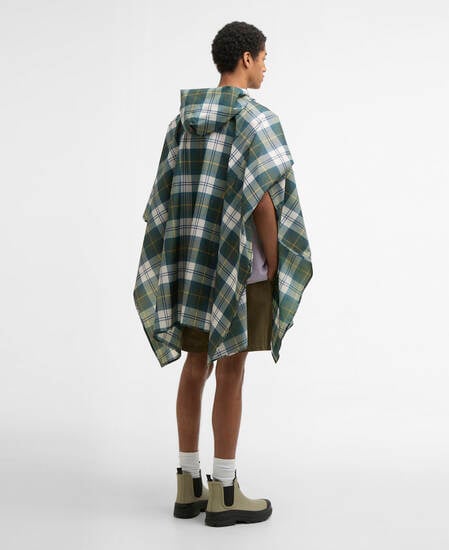 Tartan Showerproof Poncho Ancient Tartan
