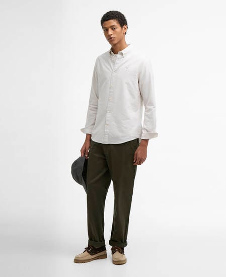Hemd Striped Oxford Tailored Stone