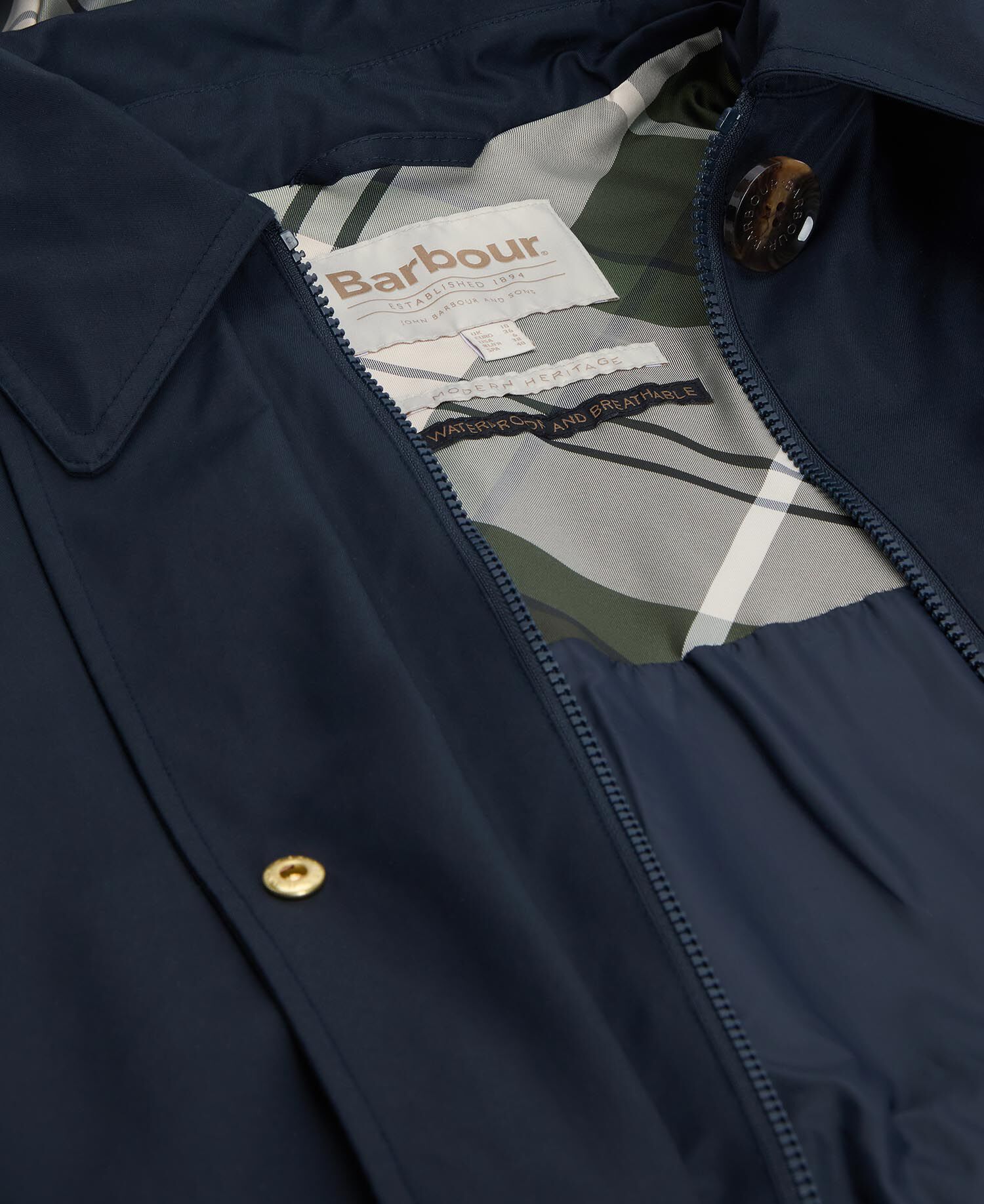 Bronagh Waterproof Jacket Dark Navy/Ancient Poplar