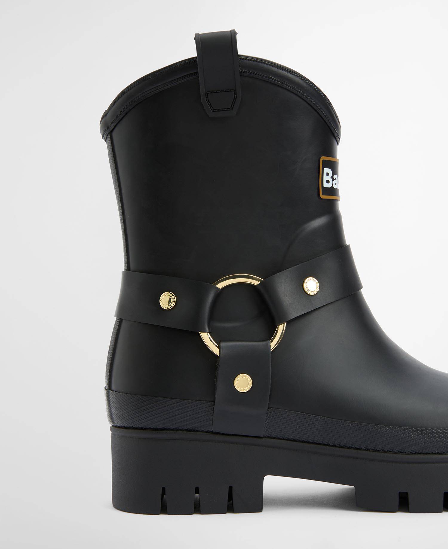Elley Harness Wellington Boots Black image number 5