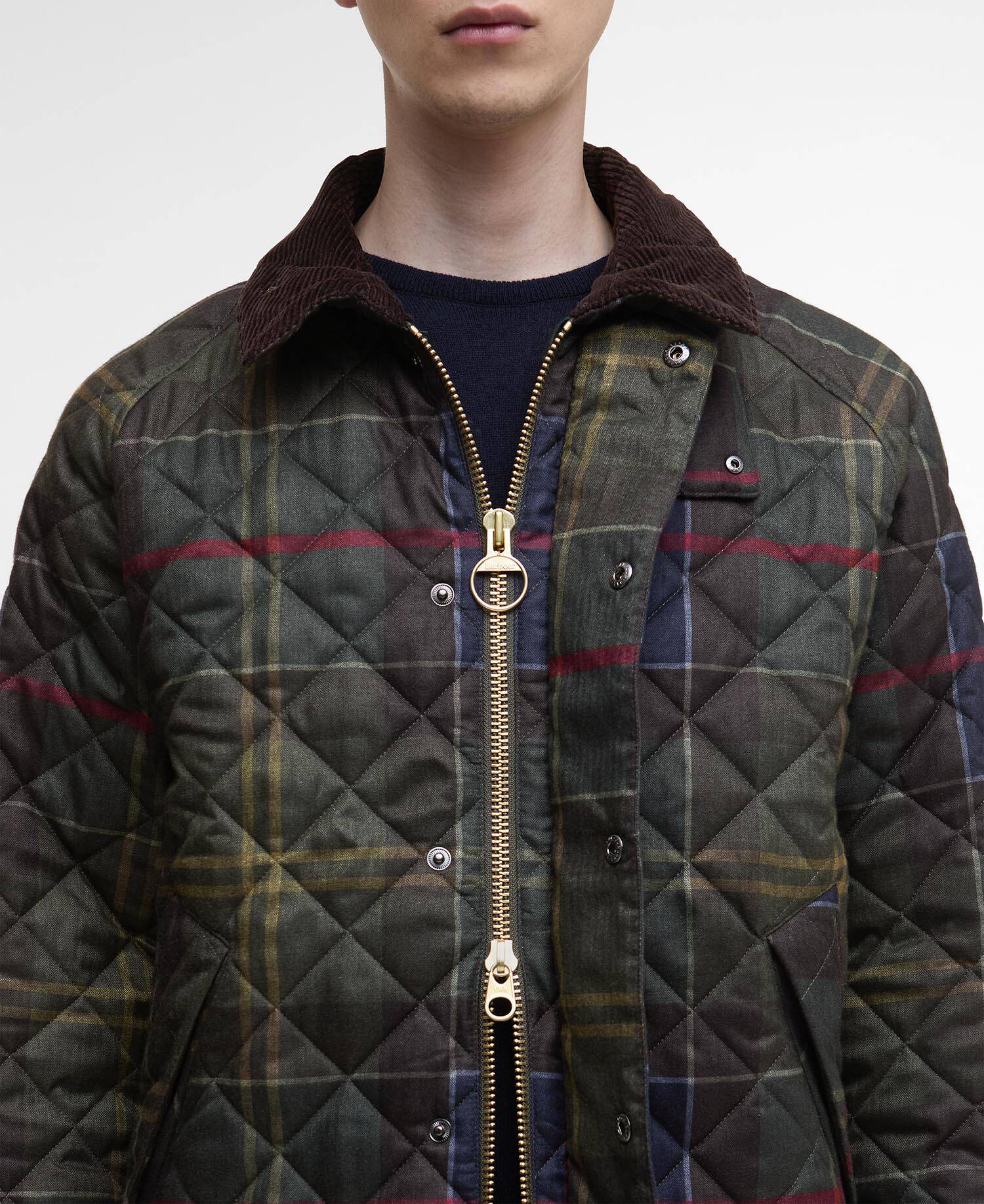 Tartan Transport Quilted Jacket Classic Tartan image number 5