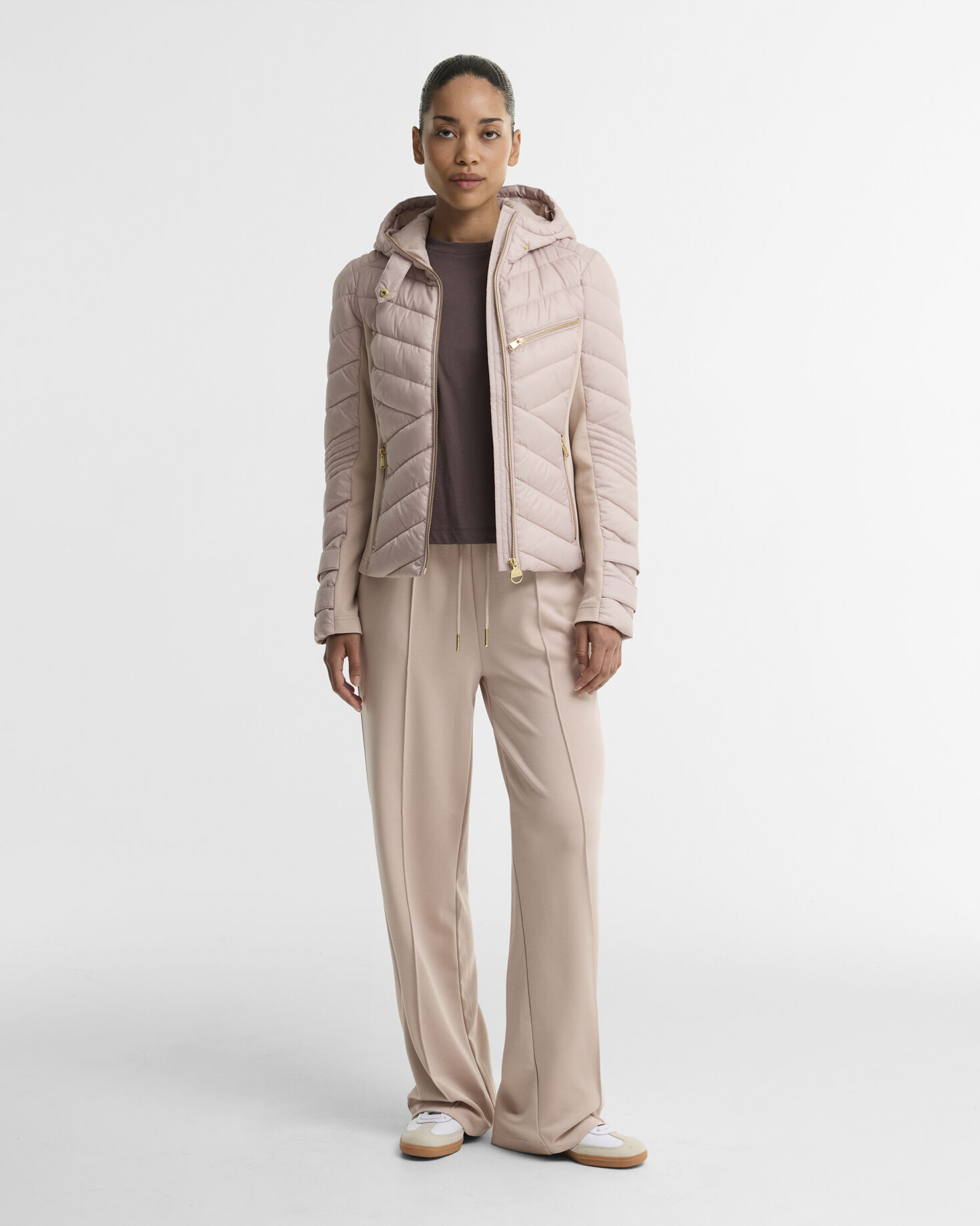Salengro Quilted Jacket Nutmeg