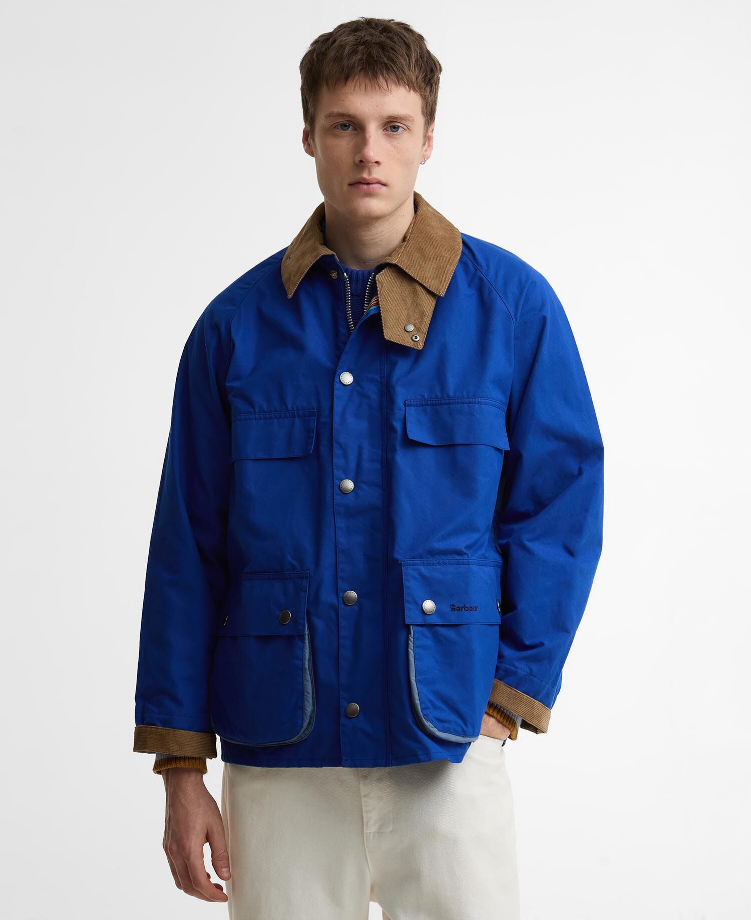 Paul Smith Loves Barbour Sugarlump Bedale Casual Jacket Royal