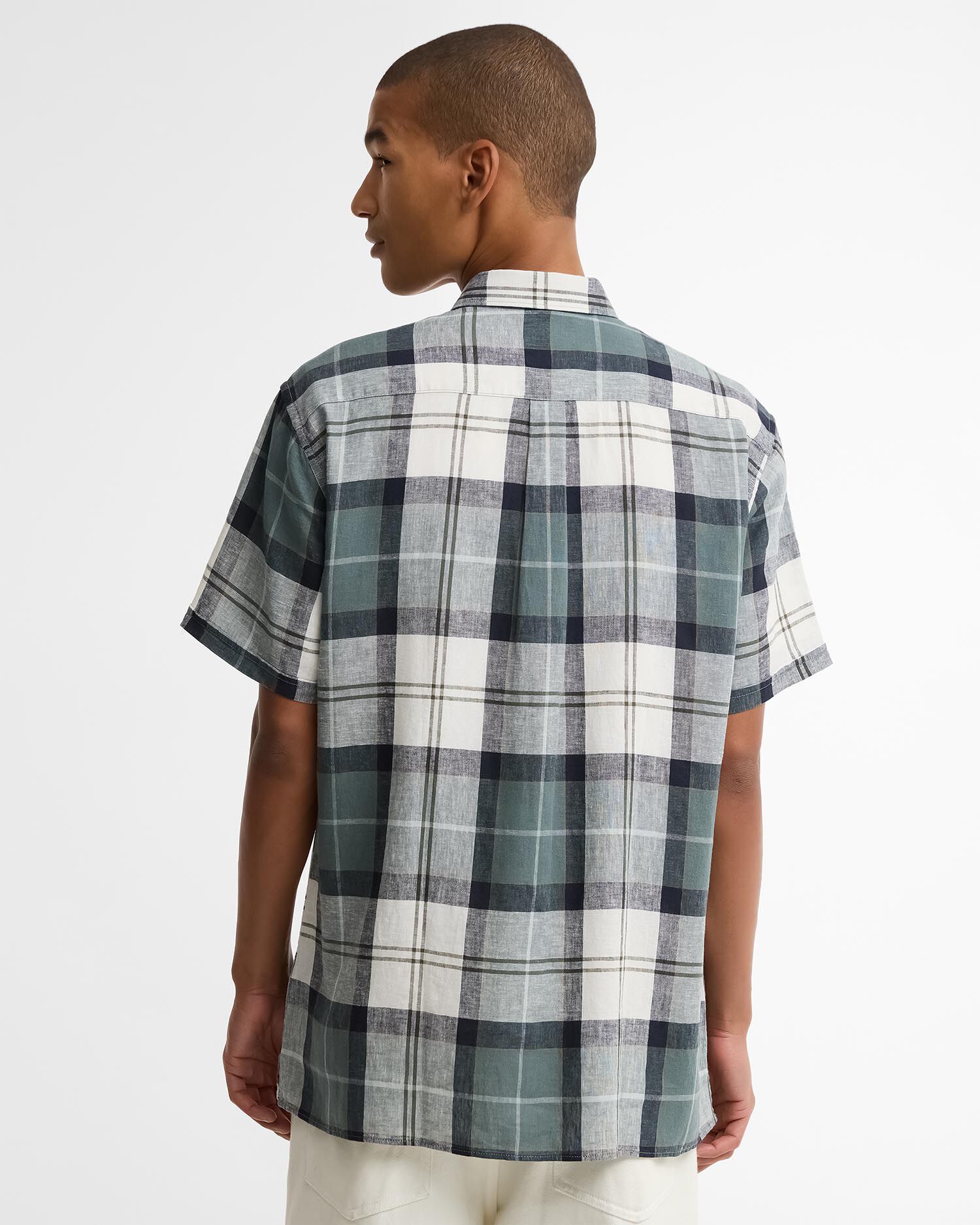 Croft Short-Sleeved Shirt Meadow Brook Tartan