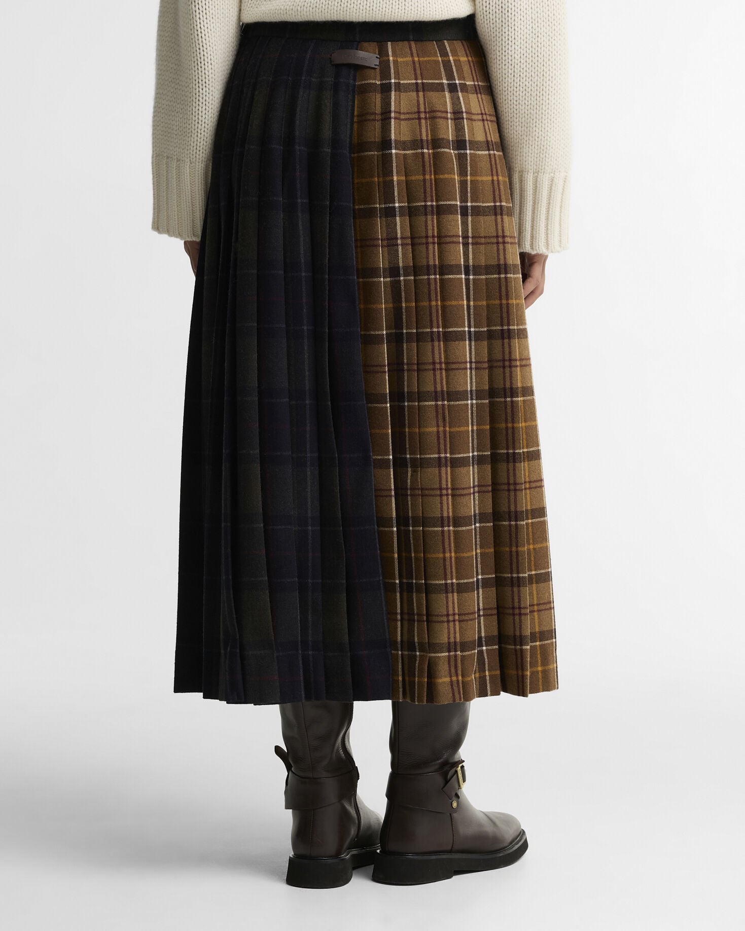 Hazelwood Tartan Midi Skirt Multi