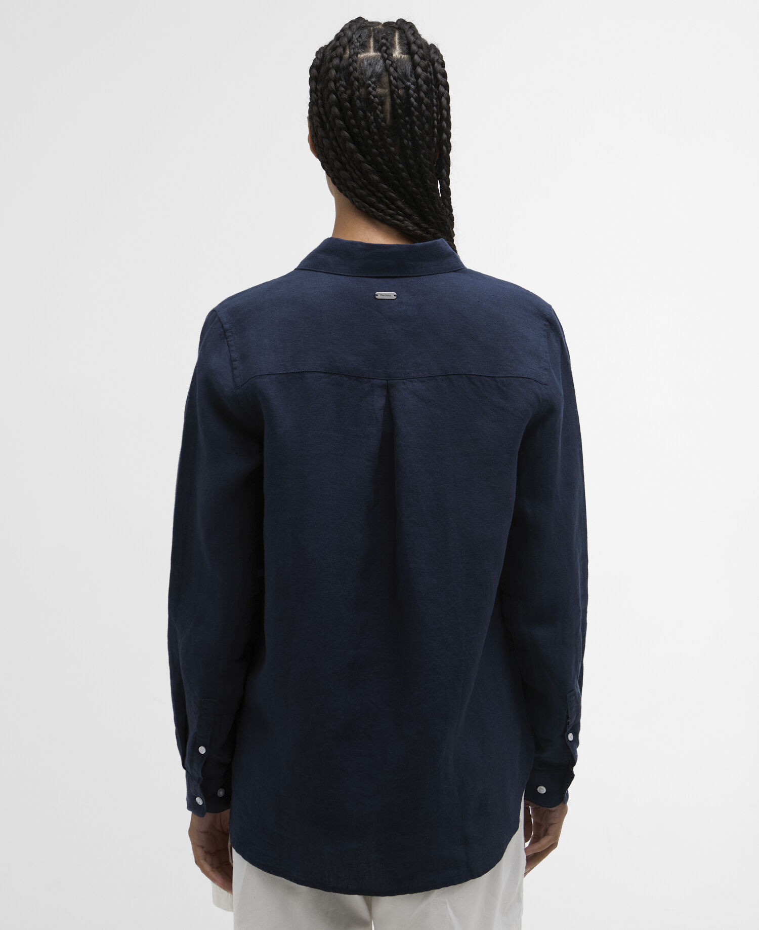 Marine Relaxed Long-Sleeved Shirt Navy