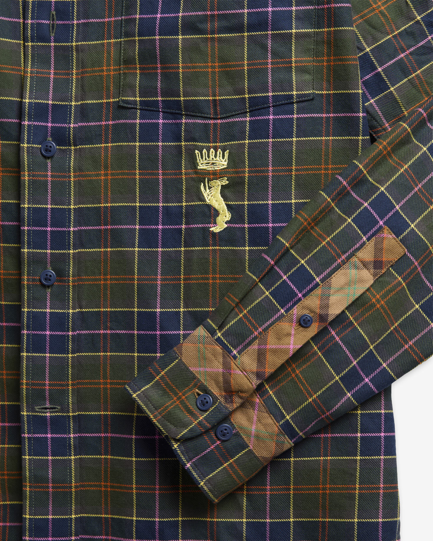 Paul Smith Loves Barbour Tailored Tartan Long-Sleeved Shirt PS Classic